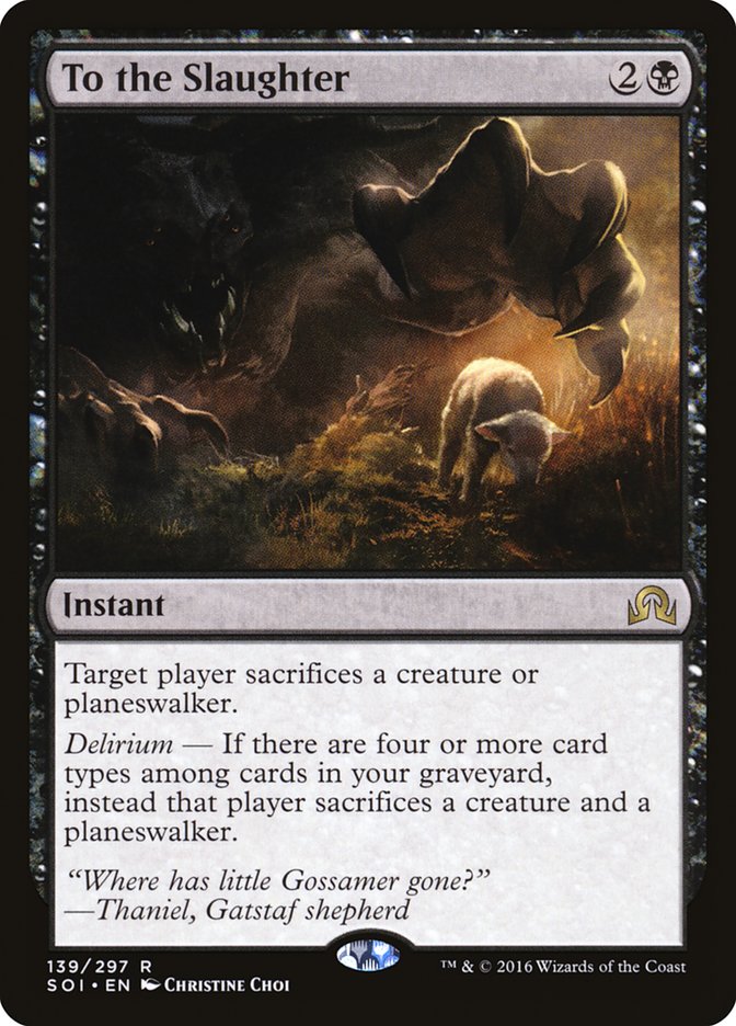 To the Slaughter [Shadows over Innistrad] | Dragon's Lair Comics and Fantasy Houston TX