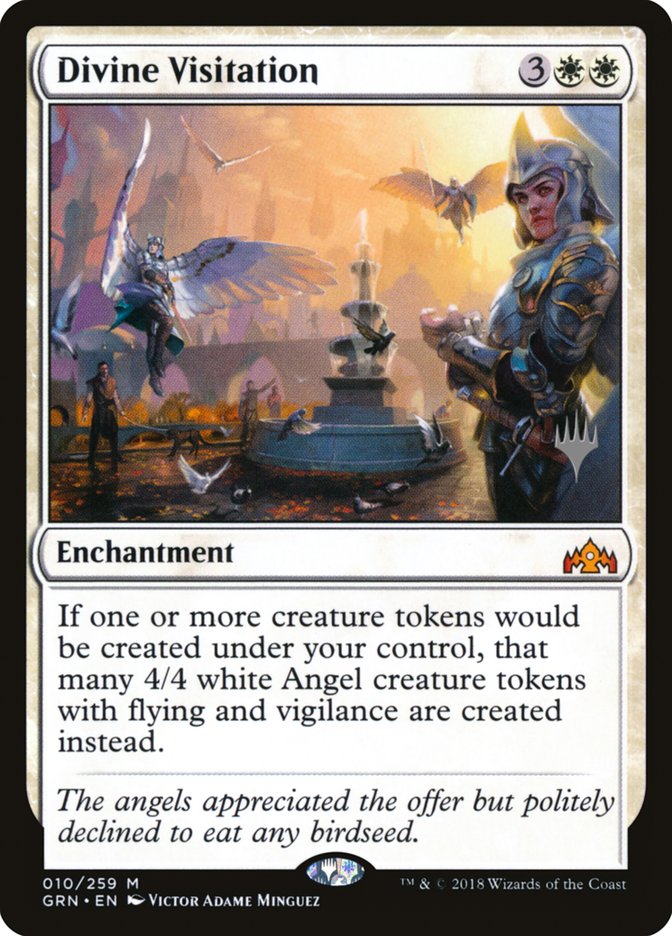Divine Visitation (Promo Pack) [Guilds of Ravnica Promos] | Dragon's Lair Comics and Fantasy Houston TX