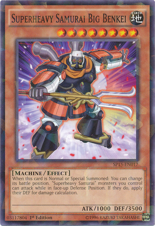 Superheavy Samurai Big Benkei [SP15-EN017] Shatterfoil Rare | Dragon's Lair Comics and Fantasy Houston TX