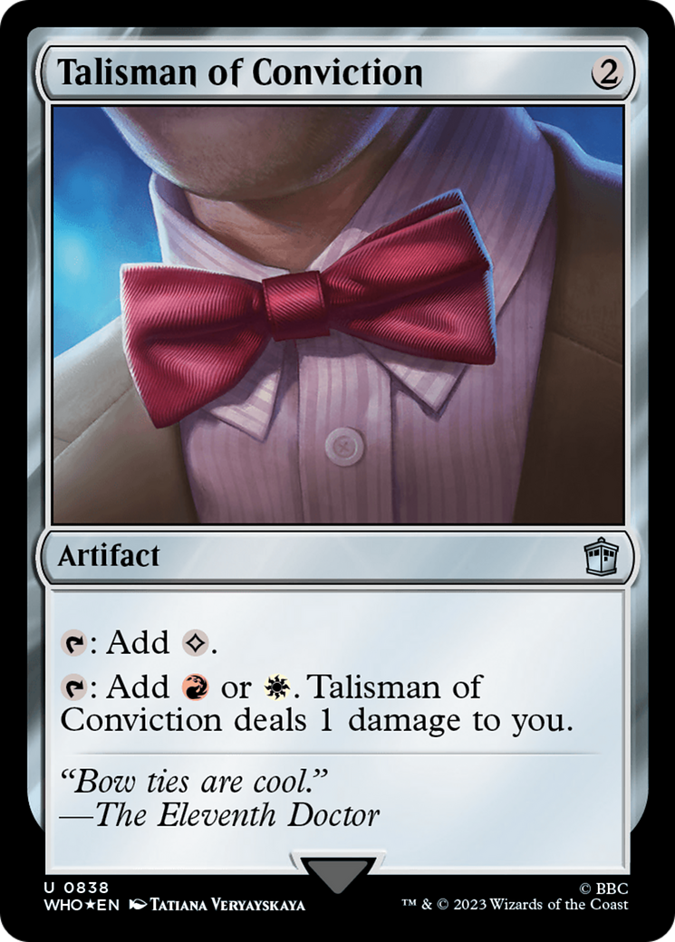 Talisman of Conviction (Surge Foil) [Doctor Who] | Dragon's Lair Comics and Fantasy Houston TX