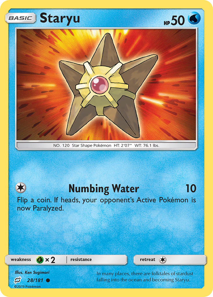 Staryu (28/181) [Sun & Moon: Team Up] | Dragon's Lair Comics and Fantasy Houston TX