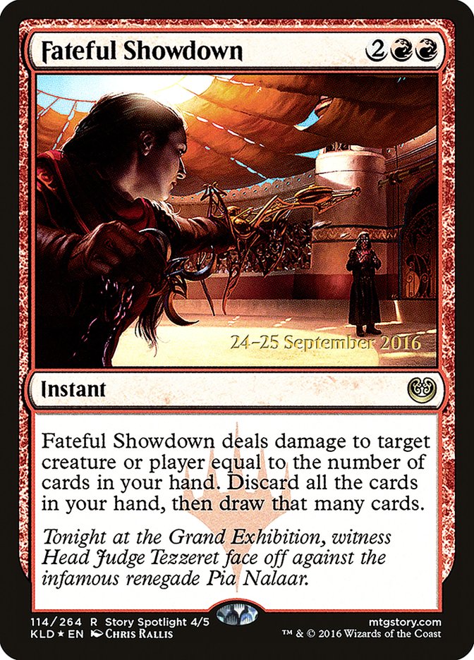 Fateful Showdown [Kaladesh Prerelease Promos] | Dragon's Lair Comics and Fantasy Houston TX
