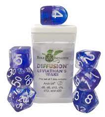 Roll 4 Initiative Diffusion Leviathan's Wake Poly 7 Dice Set | Dragon's Lair Comics and Fantasy Houston TX