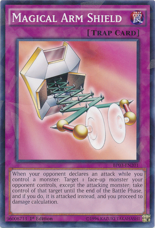 Magical Arm Shield [BP03-EN201] Shatterfoil Rare | Dragon's Lair Comics and Fantasy Houston TX