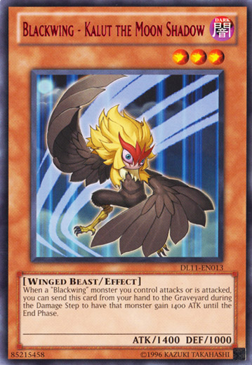 Blackwing - Kalut the Moon Shadow (Red) [DL11-EN013] Rare | Dragon's Lair Comics and Fantasy Houston TX