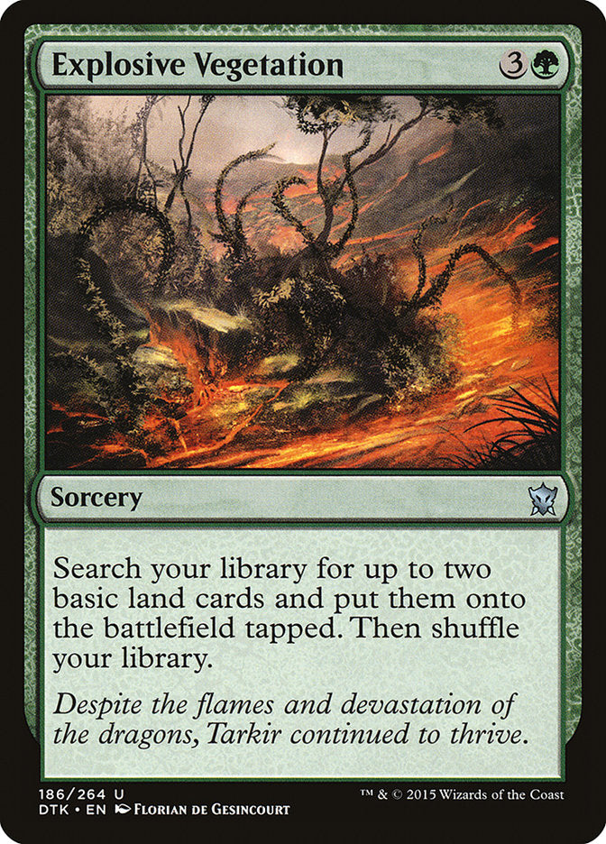 Explosive Vegetation [Dragons of Tarkir] | Dragon's Lair Comics and Fantasy Houston TX