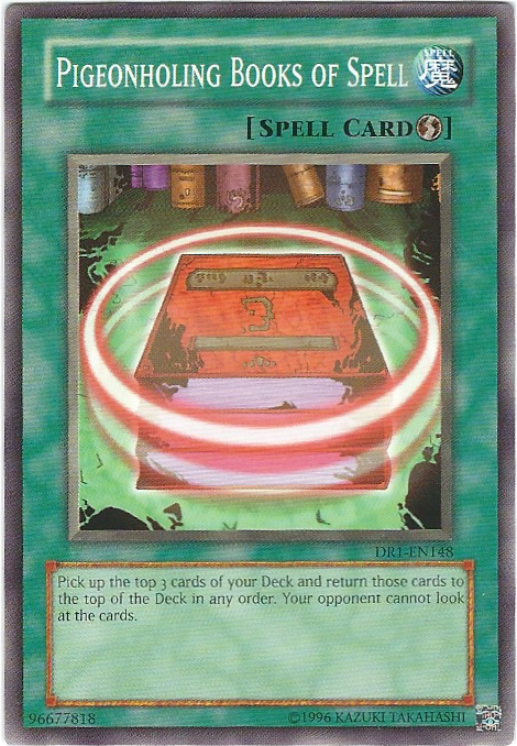 Pigeonholing Books of Spell [DR1-EN148] Common | Dragon's Lair Comics and Fantasy Houston TX