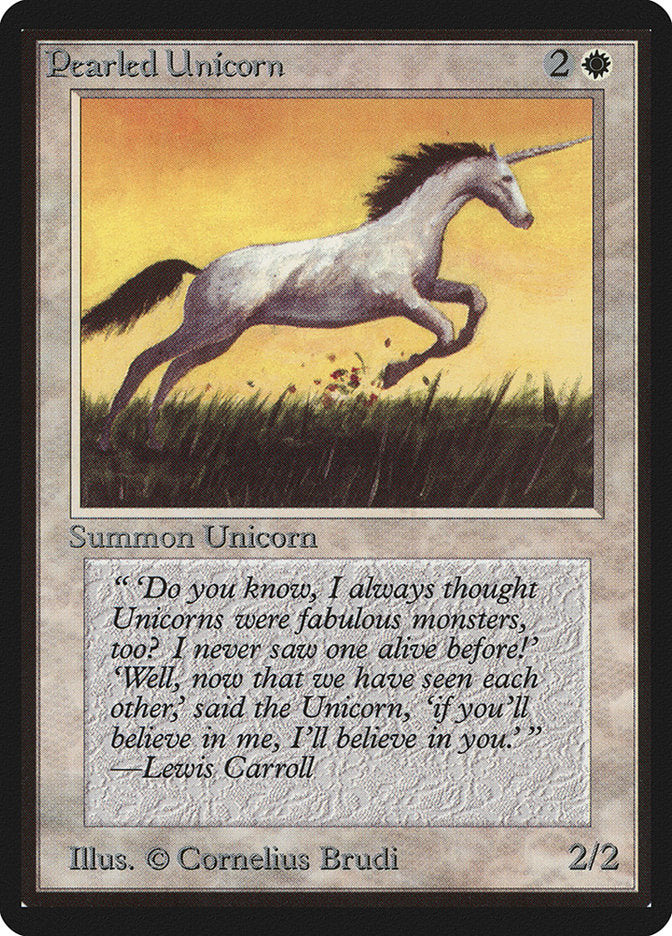 Pearled Unicorn [Beta Edition] | Dragon's Lair Comics and Fantasy Houston TX