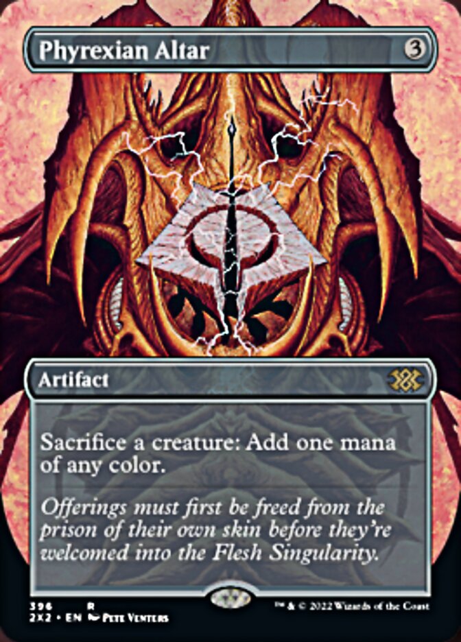 Phyrexian Altar (Borderless Alternate Art) [Double Masters 2022] | Dragon's Lair Comics and Fantasy Houston TX