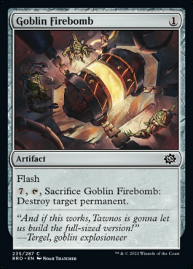 Goblin Firebomb [The Brothers' War] | Dragon's Lair Comics and Fantasy Houston TX