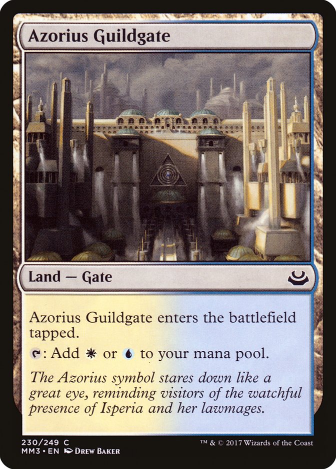 Azorius Guildgate [Modern Masters 2017] | Dragon's Lair Comics and Fantasy Houston TX