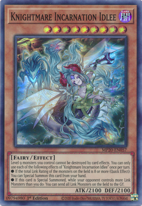 Knightmare Incarnation Idlee [MP20-EN057] Super Rare | Dragon's Lair Comics and Fantasy Houston TX