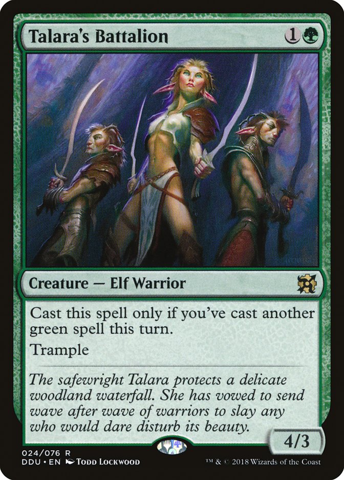 Talara's Battalion [Duel Decks: Elves vs. Inventors] | Dragon's Lair Comics and Fantasy Houston TX