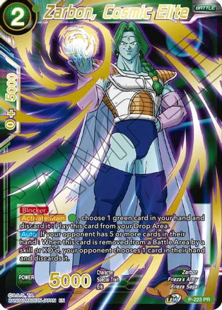 Zarbon, Cosmic Elite (Gold Stamped) (P-223) [Mythic Booster] | Dragon's Lair Comics and Fantasy Houston TX