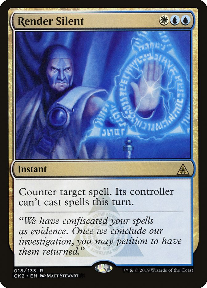 Render Silent [Ravnica Allegiance Guild Kit] | Dragon's Lair Comics and Fantasy Houston TX