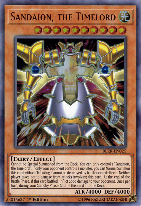Sandaion, the Timelord [BLRR-EN025] Ultra Rare | Dragon's Lair Comics and Fantasy Houston TX