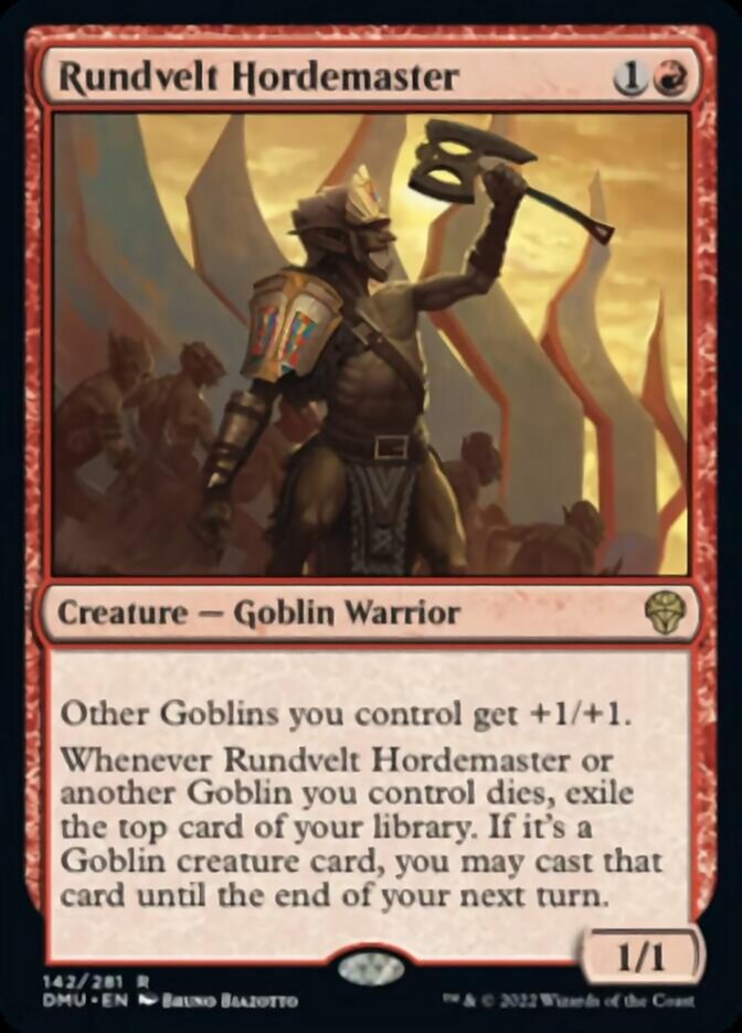 Rundvelt Hordemaster [Dominaria United] | Dragon's Lair Comics and Fantasy Houston TX