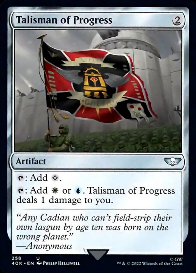 Talisman of Progress (Surge Foil) [Warhammer 40,000] | Dragon's Lair Comics and Fantasy Houston TX