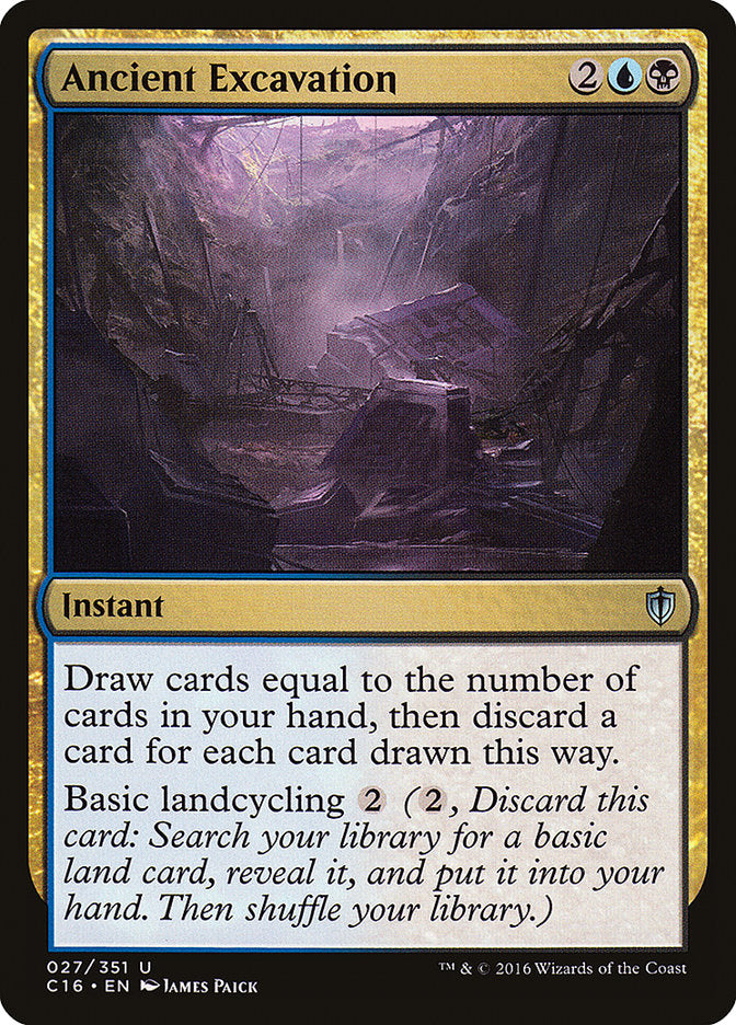 Ancient Excavation [Commander 2016] | Dragon's Lair Comics and Fantasy Houston TX