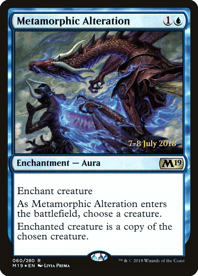 Metamorphic Alteration [Core Set 2019 Prerelease Promos] | Dragon's Lair Comics and Fantasy Houston TX
