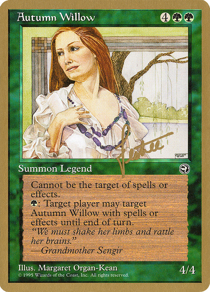 Autumn Willow (Bertrand Lestree) [Pro Tour Collector Set] | Dragon's Lair Comics and Fantasy Houston TX