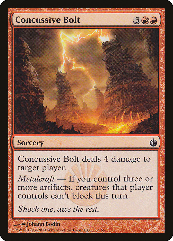 Concussive Bolt [Mirrodin Besieged] | Dragon's Lair Comics and Fantasy Houston TX