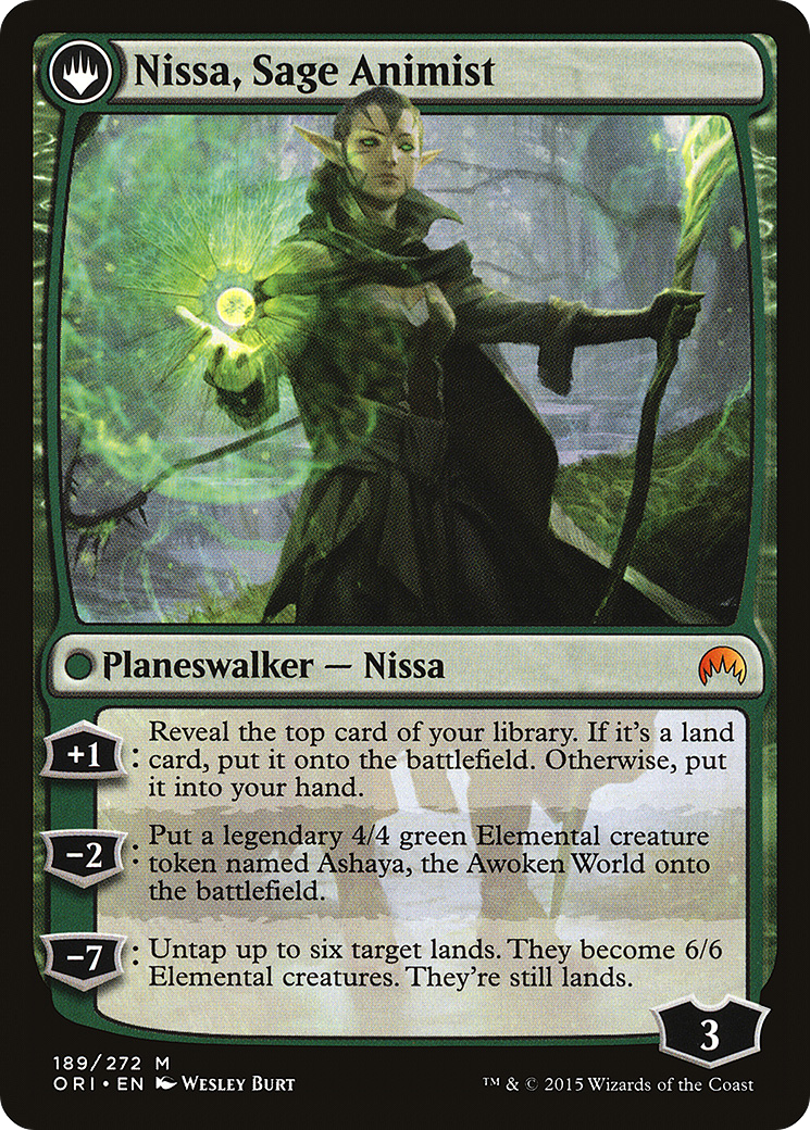 Nissa, Vastwood Seer // Nissa, Sage Animist [Secret Lair: From Cute to Brute] | Dragon's Lair Comics and Fantasy Houston TX