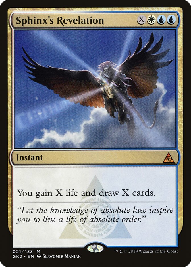 Sphinx's Revelation [Ravnica Allegiance Guild Kit] | Dragon's Lair Comics and Fantasy Houston TX