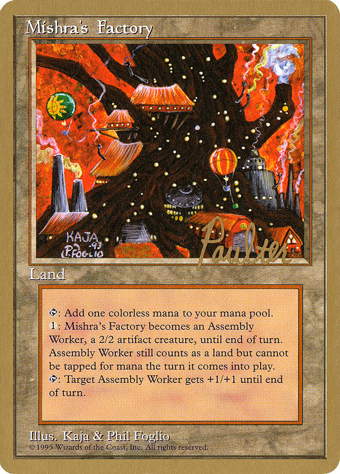 Mishra's Factory (Preston Poulter) [Pro Tour Collector Set] | Dragon's Lair Comics and Fantasy Houston TX
