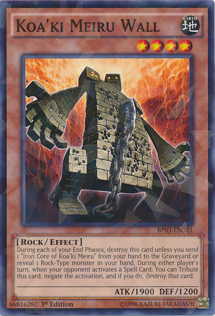 Koa'ki Meiru Wall [BP03-EN081] Shatterfoil Rare | Dragon's Lair Comics and Fantasy Houston TX