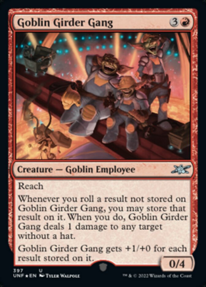 Goblin Girder Gang (Galaxy Foil) [Unfinity] | Dragon's Lair Comics and Fantasy Houston TX