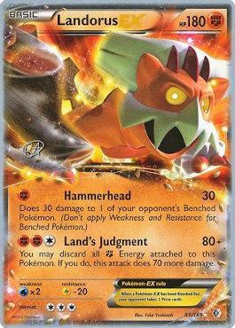 Landorus EX (89/149) (The Flying Hammer - Rowan Stavenow) [World Championships 2015] | Dragon's Lair Comics and Fantasy Houston TX