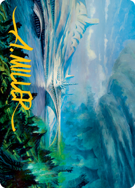 Goldmire Bridge Art Card (Gold-Stamped Signature) [Modern Horizons 2 Art Series] | Dragon's Lair Comics and Fantasy Houston TX