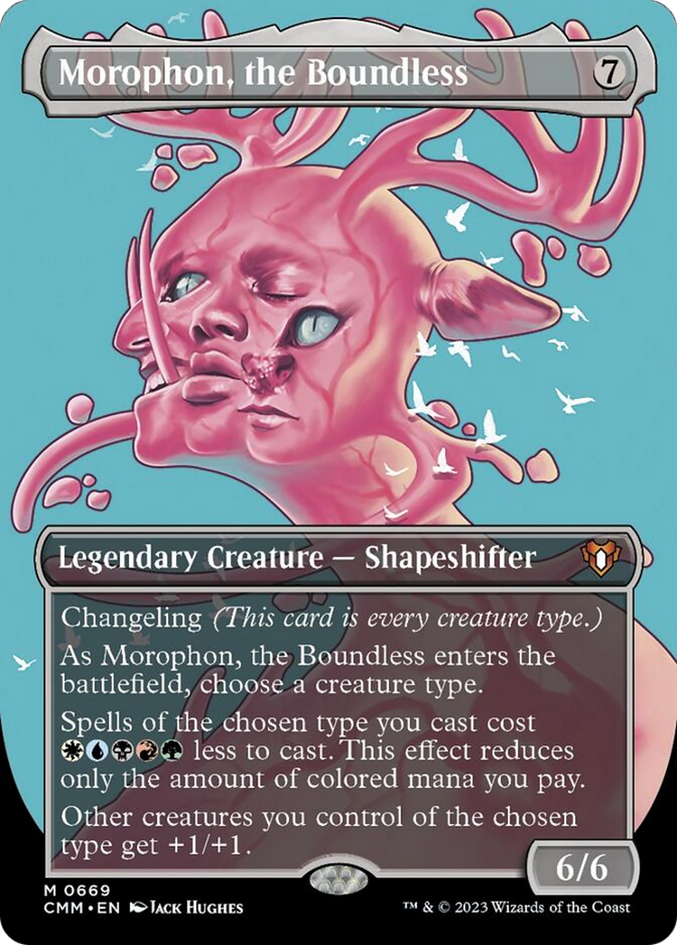 Morophon, the Boundless (Borderless Profile) [Commander Masters] | Dragon's Lair Comics and Fantasy Houston TX