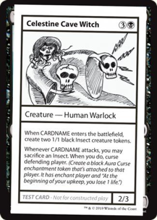 Celestine Cave Witch (2021 Edition) [Mystery Booster Playtest Cards] | Dragon's Lair Comics and Fantasy Houston TX