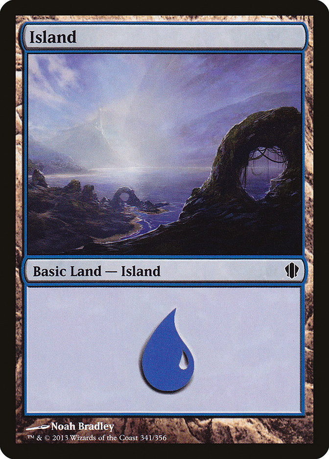 Island (341) [Commander 2013] | Dragon's Lair Comics and Fantasy Houston TX