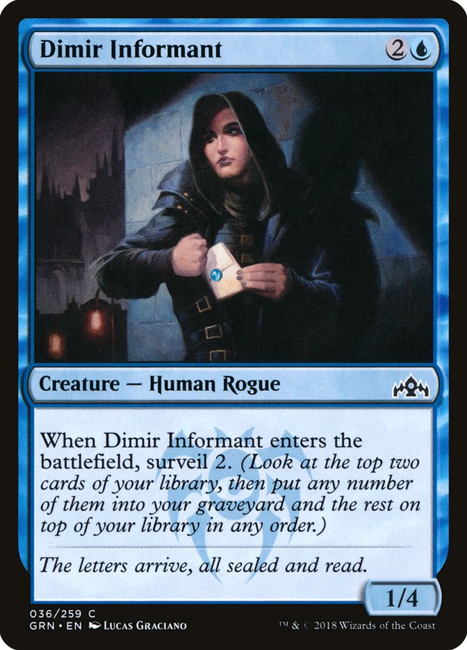 Dimir Informant [Guilds of Ravnica] | Dragon's Lair Comics and Fantasy Houston TX