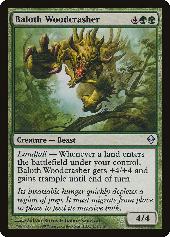 Baloth Woodcrasher [Zendikar] | Dragon's Lair Comics and Fantasy Houston TX