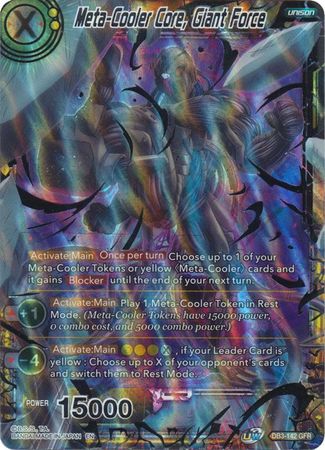 Meta-Cooler Core, Giant Force (DB3-142) [Giant Force] | Dragon's Lair Comics and Fantasy Houston TX