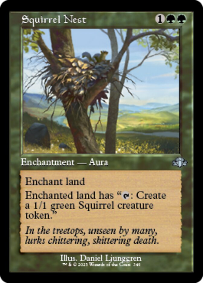 Squirrel Nest (Retro) [Dominaria Remastered] | Dragon's Lair Comics and Fantasy Houston TX