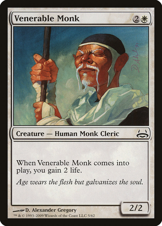 Venerable Monk [Duel Decks: Divine vs. Demonic] | Dragon's Lair Comics and Fantasy Houston TX