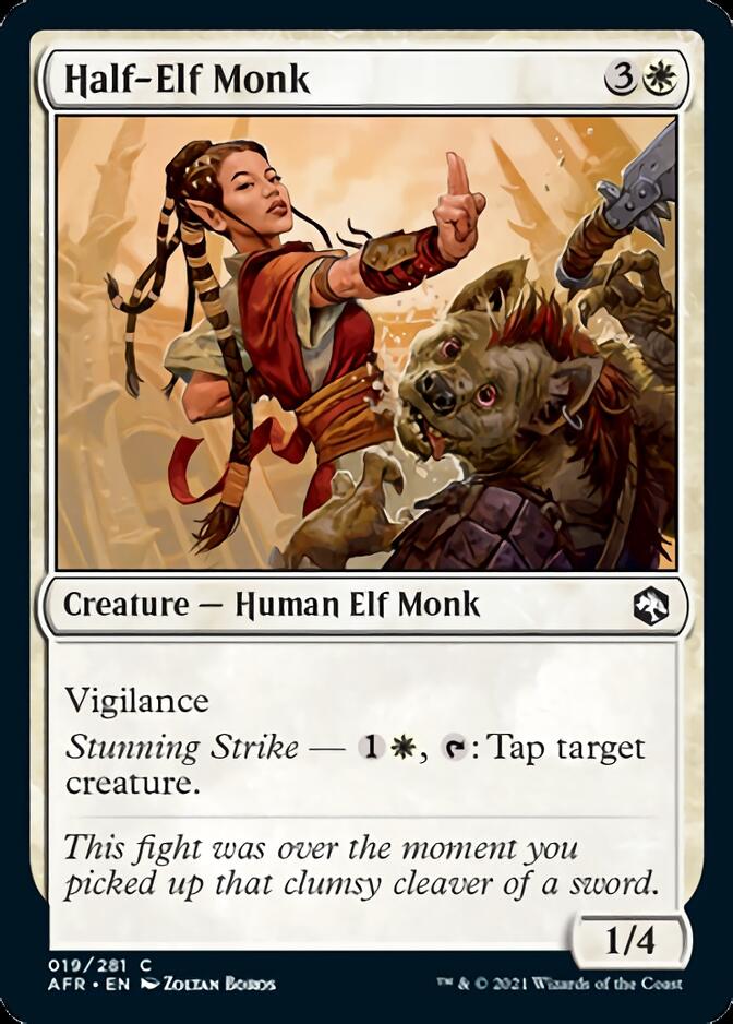 Half-Elf Monk [Dungeons & Dragons: Adventures in the Forgotten Realms] | Dragon's Lair Comics and Fantasy Houston TX