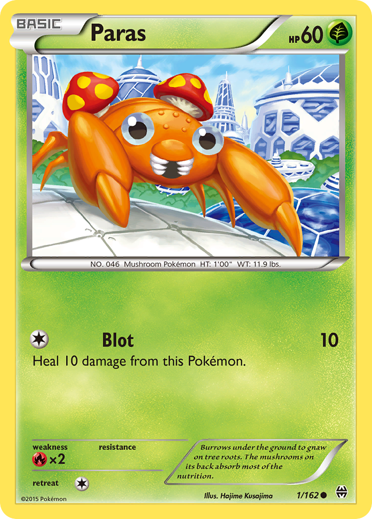 Paras (1/162) [XY: BREAKthrough] | Dragon's Lair Comics and Fantasy Houston TX