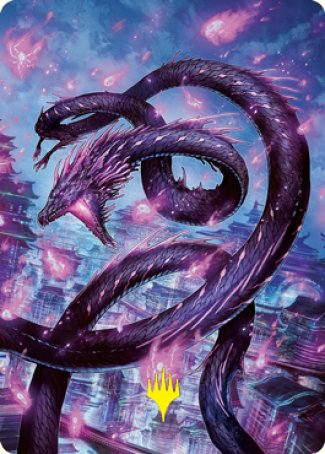Junji, the Midnight Sky 2 Art Card (Gold-Stamped Signature) [Kamigawa: Neon Dynasty Art Series] | Dragon's Lair Comics and Fantasy Houston TX