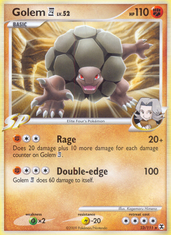 Golem (23/111) [Platinum: Rising Rivals] | Dragon's Lair Comics and Fantasy Houston TX
