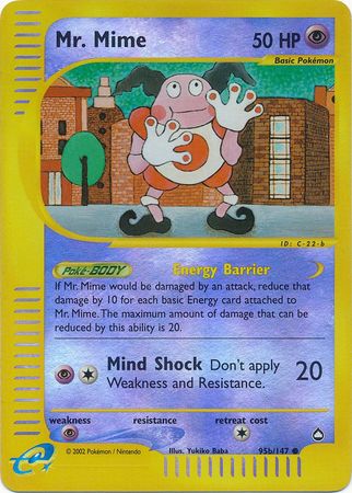 Mr Mime (95b/147) [Aquapolis] | Dragon's Lair Comics and Fantasy Houston TX