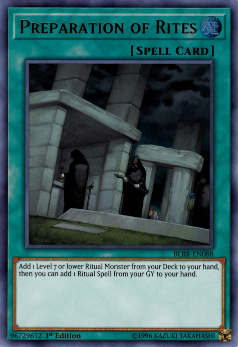 Preparation of Rites [BLRR-EN088] Ultra Rare | Dragon's Lair Comics and Fantasy Houston TX