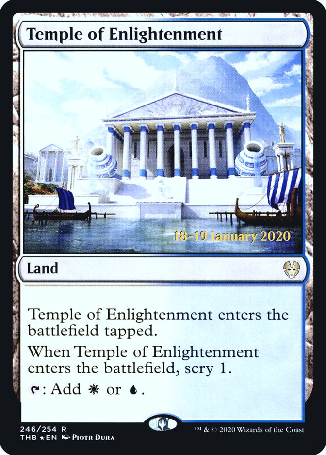 Temple of Enlightenment [Theros Beyond Death Prerelease Promos] | Dragon's Lair Comics and Fantasy Houston TX