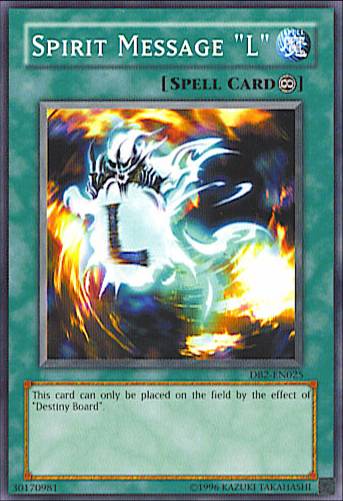 Spirit Message "L" [DB2-EN025] Common | Dragon's Lair Comics and Fantasy Houston TX