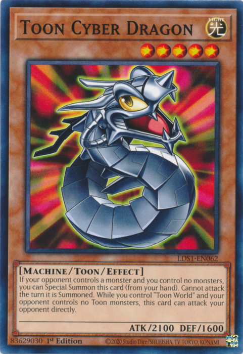 Toon Cyber Dragon [LDS1-EN062] Common | Dragon's Lair Comics and Fantasy Houston TX
